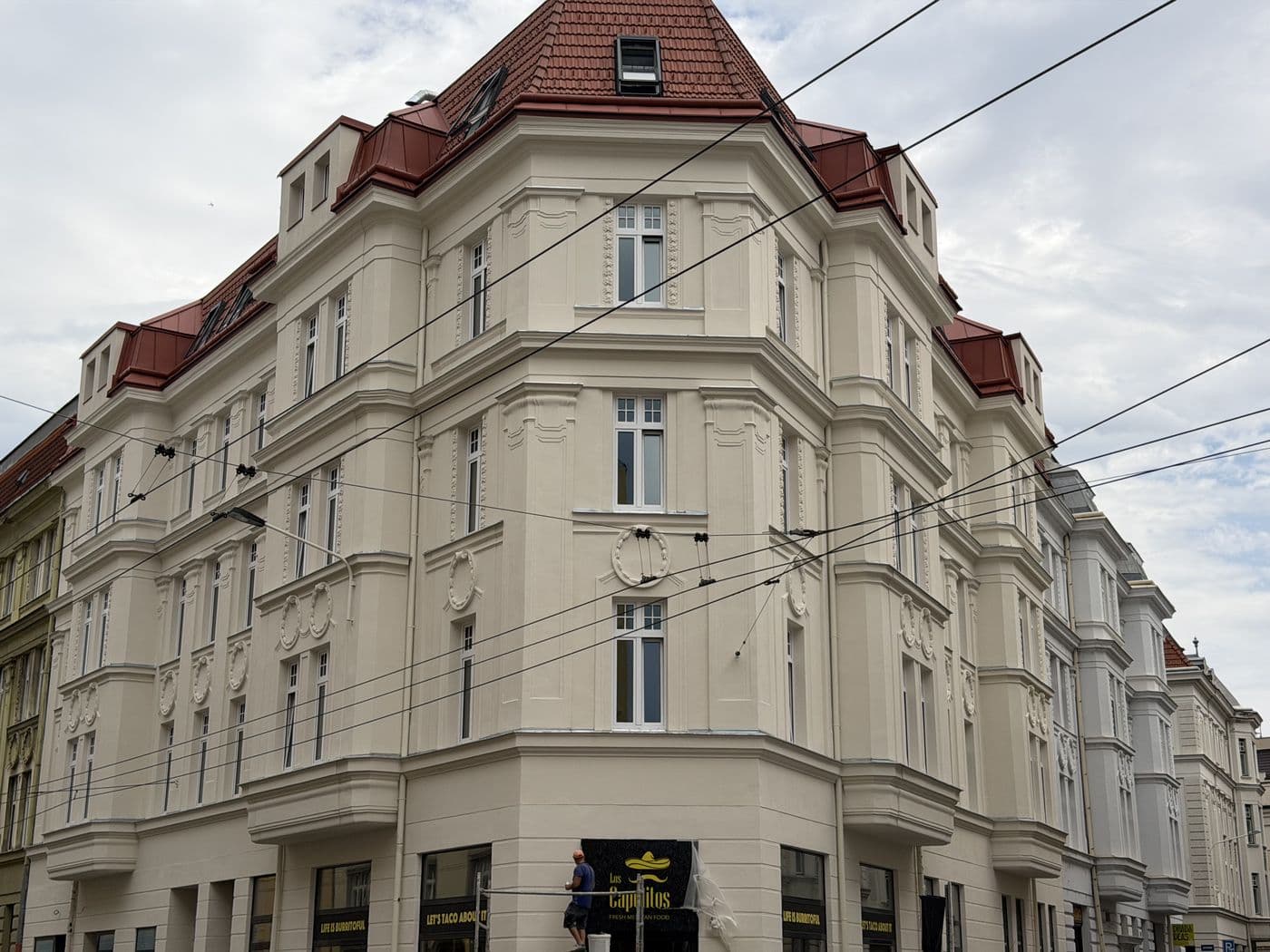 Bytový dům po revitalizaci fasády